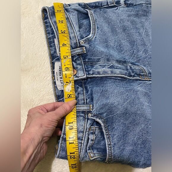 ASOS “New Look Lift “ Shape Mom Jeans Vintage Inspired Yoke Stitching SZ 2P - Picture 9 of 16